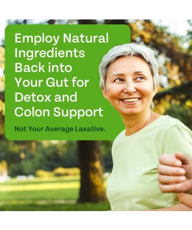 Colon Cleanse - Natural Solution to Colon Health - Natural Laxative - Constipation Relief - Gut Detox - Probiotics - Starts Working in 24 Hours - Supports Natural Bowel Rhythms (1 Bottle 60 Count) - Buy Online on GoSupps.com
