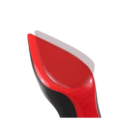 6 Pack- Sole Protector Stickers for High Heel Shoes - Clear 3M CL Christian Louboutin Red Bottoms - Compatible for All Heels - 6 Sheets for 3 Pair of Shoes - 5X5 INCH Sheets