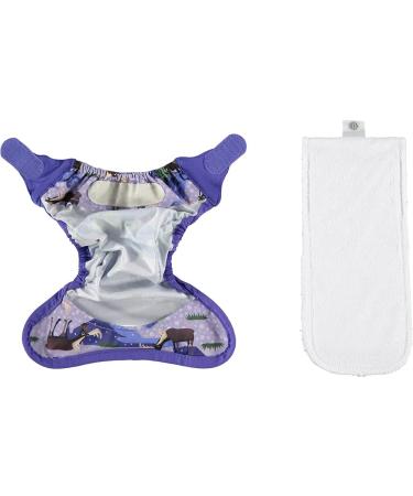 Close Pop-in Premium Bamboo Newborn Cloth Nappy - Soft & Absorbent Reusable with Moose Print - Buy Online on GoSupps.com