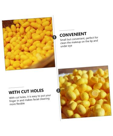 FRCOLOR 150 Pcs Silk Facial Scrub Balls - Blackhead Removal & Spa Facial Sponges for Deep Clean Easter Egg Decor - Buy Online on GoSupps.com