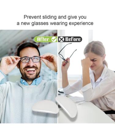 Jitnga 10 Pairs Non-Slip Nose Pads for Glasses | Self-Adhesive Silicone with Micro-Textured Fibers - International Shipping Available - Buy Online on GoSupps.com