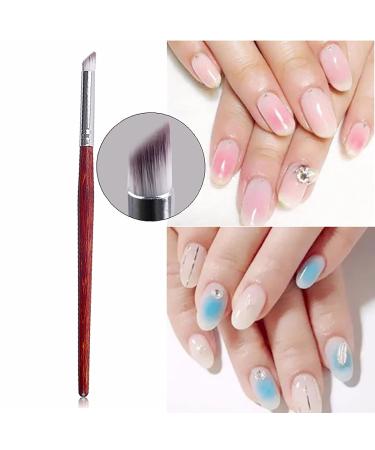 JERCLITY 5pcs Nail Gradient Brush Set - Red Wooden Handle Design Builder Painting Pen - Buy Online on GoSupps.com