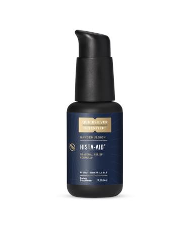 Quicksilver Scientific Nanoemulsified Hista-Aid - Flavonoids to Help Maintain Healthy Histamine Levels - Liposomal Vitamin C DIM Luteolin & Quercetin Liquid (50ml)