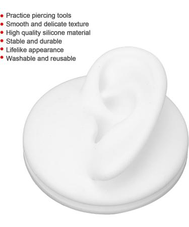 Buy Realistic Human Ear Model for Piercing Practice - Silicone Simulation Display Tool (Left Ear) | International Shipping Available - Buy Online on GoSupps.com