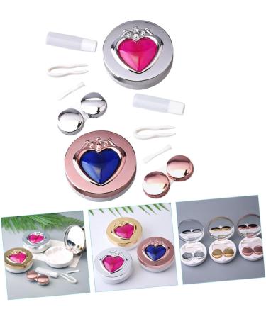 Healeved 6 Pcs Contact Lens Case with Mirror | Travel-Friendly Replaceable PP Foil Holder - International Shipping Available - Buy Online on GoSupps.com