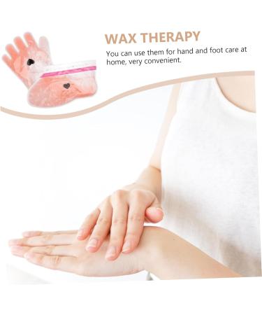 Beavorty 2 Pairs Wax Gloves Dry Hands Gloves Wax Socks Heat Hand Mitt Hand feet Wax Covers Plastic Liner Bags spa Mitts Wax Hand Covers Paraffin Wax Supplies Portable - Buy Online on GoSupps.com