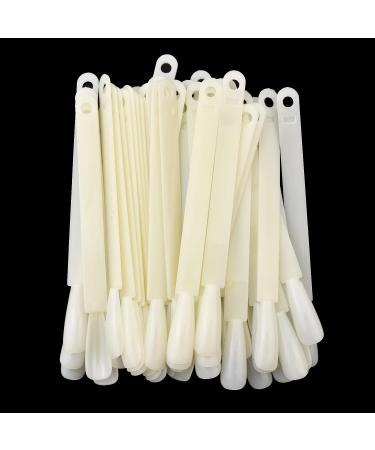 2 Sets Coffin Ballerina Fan Shape Nail Art Tips Display with Metal Split Ring Holder - NT082 (Natural) - Buy Online on GoSupps.com