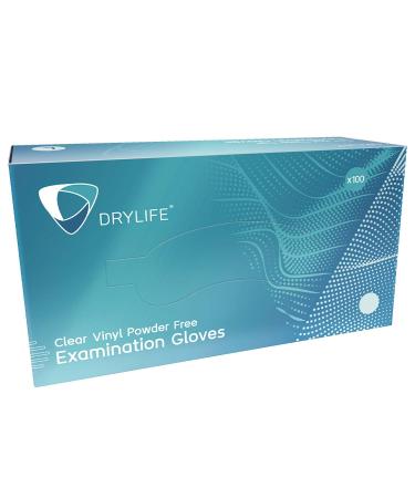 Clear Vinyl Powder/Latex Free Disposable Gloves - Small (300 Count) | Drylife - Buy Online on GoSupps.com