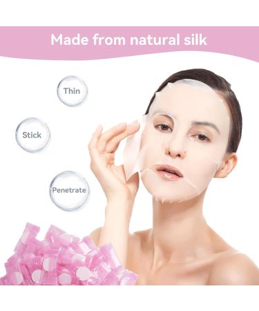 50 Pieces Natural Silk Compressed Face Masks - DIY Reusable Leaf Masks for Skin Care & Beauty - Buy Online on GoSupps.com