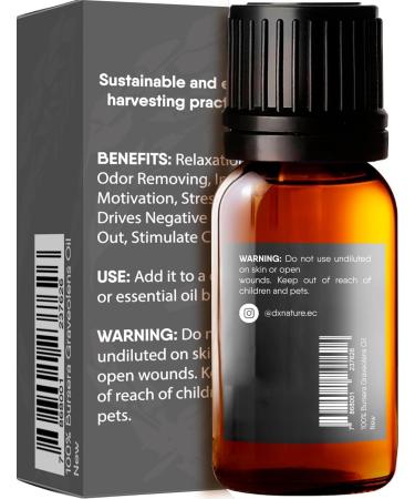 100% Pure Palo Santo Essential Oil - Organic & All Natural | Ideal for Diffuser Skin Perfume Candles Spray & Bath - 0.34oz - Buy Online on GoSupps.com