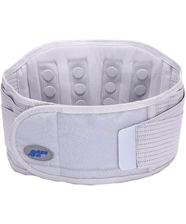 Tylxayoxa Adjustable waist support for health and fitness for men and women firm breathable lumbar support belt (color: light gray size: m/medium) m/medium light gray