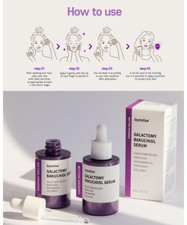 Galactomy Bakuchiol Serum - Natural Retinol Alternative for Sensitive Skin | 1.01fl.oz Anti-Aging Face Serum for Fine Lines & Wrinkles - Korean Skincare - Buy Online on GoSupps.com