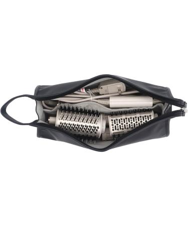 Buwico Portable Travel Storage Bag for Dyson Airwrap Styler - Magnetic Closure PU Leather Waterproof & Durable Black (13.6x6.0x5.9 inch) - Buy Online on GoSupps.com