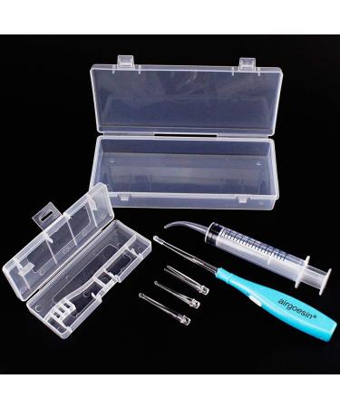 Airgoesin Upgraded Tonsil Stone Remover Tool or Earwax Removal Blue 4 Tips Tonsillolith Pick Case + 1 Irrigator Fresh Breath Oral Rinse Tool Set With Sprayer 2 - Buy Online on GoSupps.com