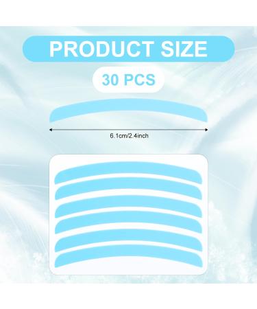 30pcs Lash Lift Ribbons - Silicone Shields & Rods for Eyelash Perming - Blue Ribbed Lash Lift Accessories - Buy Online on GoSupps.com