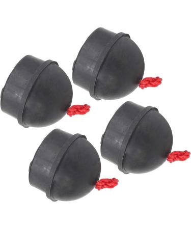 Vbest Life 4pcs Cue Chalk Holder Set - Pool Chalk Holders with Rubber Cap and String - Buy Online on GoSupps.com