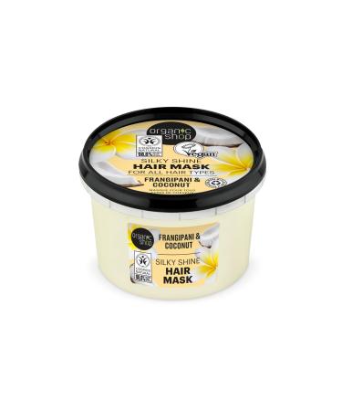 ORGANIC SHOP FRANGIPANI COCONUT HAIR MASK SILKY SHINE 250ML Masque capillaire