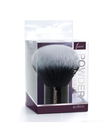 Kabuki Foundation Brush Large Powder Make up Brushes Dome Blusher Brush Loose Powder Brush Bronzer Brush Synthetic Bristles Grab Powder Even Blusher Brush- Black 01 black