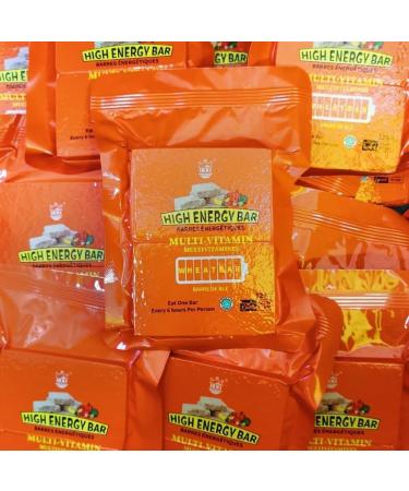 BDH High Energy Bar Mixed Fruit Flavor 7400 Calories | 125g*12bags MRE Survival High Energy Emergency Food Ration Compressed Biscuits Long shelf-life for Outdoor Activities Crisis Disaster Preparation Compact Packaging - Buy Online on GoSupps.com