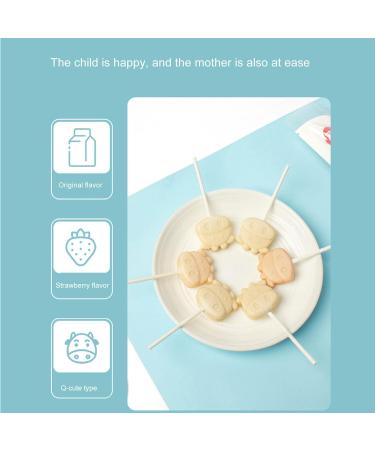 gourmet lollipop 200g no sucrose Creamy Shake Lollipop Jar Gluten Free Vegan (Strawberry Original flavor) 30 Pcs - Buy Online on GoSupps.com