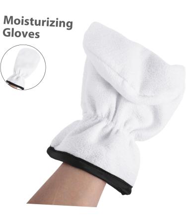 FRCOLOR 1 Pair Maintenance Essential Oil Gloves Hot Wax Hand Gloves Spa Hand Mitts Spa Moisturizing Gloves Thermal Gloves Exfoliating Gloves Heating White Polyester Warm Gloves 29X16X1CM - Buy Online on GoSupps.com
