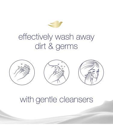 Dove Unscented Beauty Soap Bars for Sensitive Skin - Hypoallergenic & Fragrance-Free (Pack of 4 3.5oz Each) - 25% Moisturizing Lotion for Hands Face & Body - Buy Online on GoSupps.com