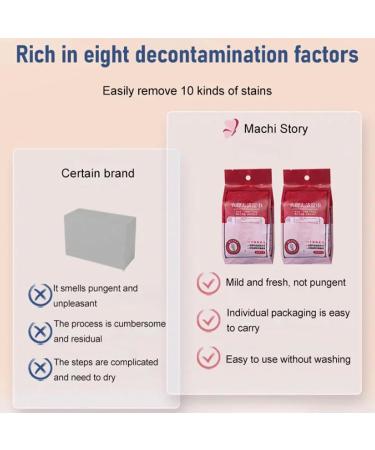 Clothes Stain Removal Wipes Clothing Stain Removal Wipes Clothes Oil Stain Remover Stain Remover Wet Wipes (3PCS) - Buy Online on GoSupps.com