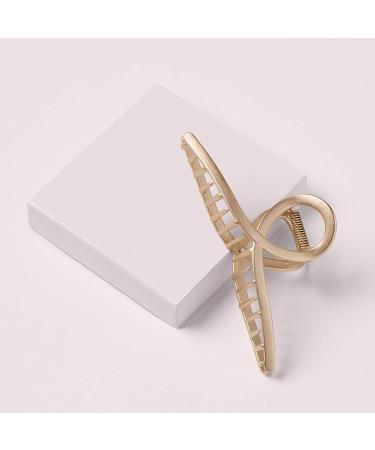 Gold French Twist Claw Clip - The Hair Edit | Shop Now - Buy Online on GoSupps.com