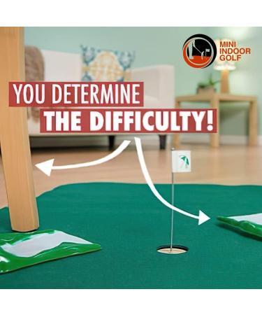 Mini Indoor Golf Player Pack - Mini Golf Game for Kids and Adults with Essential Accessories - Putting Green, Clubs, & 35 Shotmaker Golfer - Mini Golf Course for Indoor Play - Buy Online on GoSupps.com