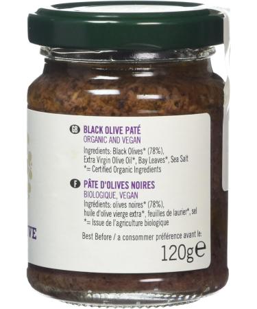 Biona Organic Black Olive Pate 120 g - Buy Online on GoSupps.com