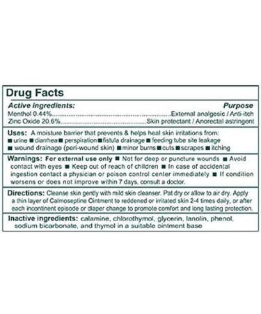 Calmoseptine Ointment Tube 20 Gram Travel Size (Pack of 4) 20 Gram Tube Pack of 4 - Buy Online on GoSupps.com