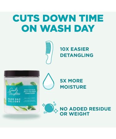 Carol's Daughter Wash Day Delight Sulfate Free Shampoo & Conditioner Gift Set - Curly, Natural, and Textured Hair Care with Aloe and Micellar Technology - Buy Online on GoSupps.com