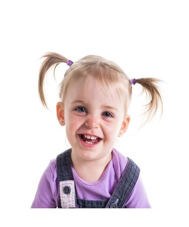 Joyeah Baby Hair Ties for Girls - 200pc Multicolor Small Elastics for Toddlers - No Crease Ponytail Holders - 2.5 cm Diameter - 20 Colors - Buy Online on GoSupps.com