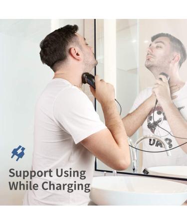 YOHOOLYO Electric Razor for Men - Waterproof Rotary Shaver, USB Rechargeable with Pop-Up Trimmer - Buy Online on GoSupps.com