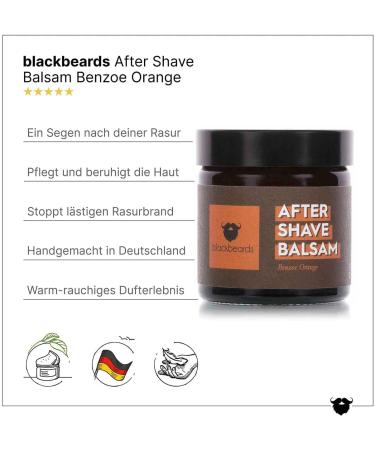 Blackbeard's After Shave Balm - Warm Smoky Fragrance Skin Irritation Relief Handmade in Germany - Buy Online on GoSupps.com