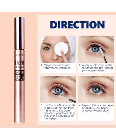 Longer, Fuller, Thicker Lashes: Eyelash Growth Serum and Enhancer - Buy Online on GoSupps.com