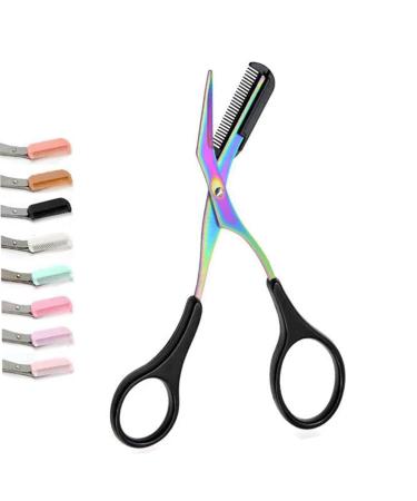 Harilla 6x Stainless Steel Eyebrow Scissors - Precision Trimmer & Multi-Purpose Makeup Tool for Perfect Eyebrow Shaping - Buy Online on GoSupps.com