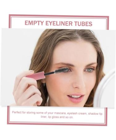 HAPINARY 40 Pcs Mascara Tube Makeup Sample Jars Portable Brush Brow Tube Abs Pink - Buy Online on GoSupps.com