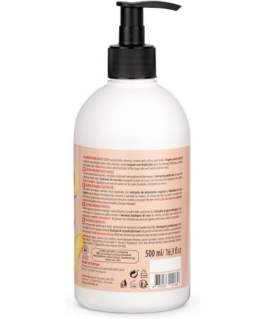 Organic Shop Nourishing Hand Soap Rose and Peach 500ml 500 ml (Pack of 1) - Buy Online on GoSupps.com