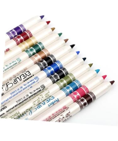 Beavorty 12pcs colored eyeliners color eyeliner pencil Colored Eye Liner Pencils set eye shadow mousse 1 count (Pack of 1) Colorful - Buy Online on GoSupps.com