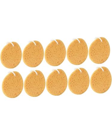 Hemoton 10pcs Natural Honeycomb Shower Sponge - Eco-Friendly Body Cleaning Sponges for Bath & Shower - Buy Online on GoSupps.com