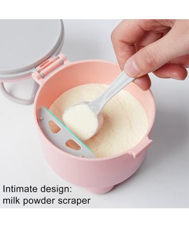 2pcs Liwein Portable Milk Formula Powder Pots - Pink+Green | Travel Milk Dispenser for Outdoor Feeding - Buy Online on GoSupps.com
