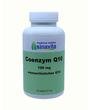 Coenzyme Q10 100 mg. vegetarian capsule shell 120 caps. German production