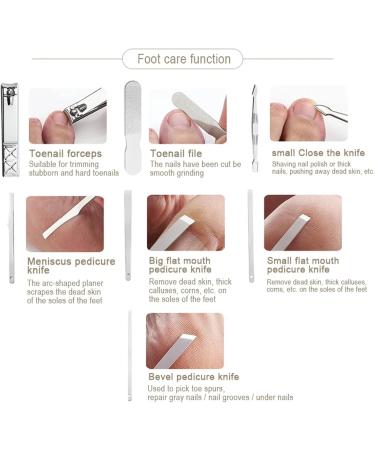 13/14 Pieces of Nail Clippers Cutting Pliers Set Single Nail Slot Pliers Household Tools (Color : 14-Piece Set Black) - Buy Online on GoSupps.com