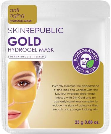 Skin Republic Gold Hydrogel Face Mask For Smooth Younger Looking Skin 25g TRIO - Buy Online on GoSupps.com
