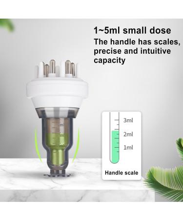 Hair Oil Applicator - Root Applicator Bottle for Hair - Stainless Steel Roller Ball Head Liquid Brush for Essential Oil Scalp Massager for Head Holdes White - Buy Online on GoSupps.com
