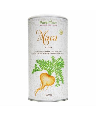 Maca powder organic yellow black red -purple mix (raw vegan) macaw root 100% pure without additives - superfood for power smoothies - Organic Raw Maca Root Powder Mix Yellow Black Red Purple |Pureeraw 300g organic 300 g (1 -pack)