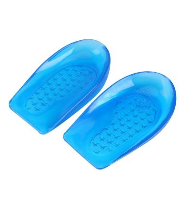 O/X Leg Correction Insoles - Silicone Gel Foot Orthotic Arch Support Shoes Insert Pads Heel Cup Posture Corrective Heel Cups Gel Heel Cups Plantar Fasciitis Inserts - Large(S)