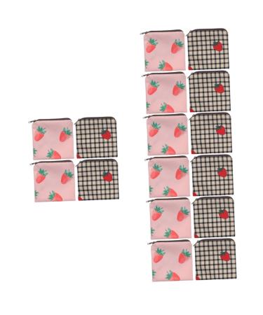 Healeved 16 pieces of napkin-storage bag girls-money exchange bags for travel cartoon money exchange towel bag tallas sanitrias para mujer cosmetics bags