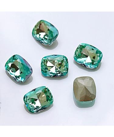 FEIlei 10x/Set Butterfly Nail Rhinestones Square Nail Charms DIY Hearts Nail Art Charms - Buy Online on GoSupps.com